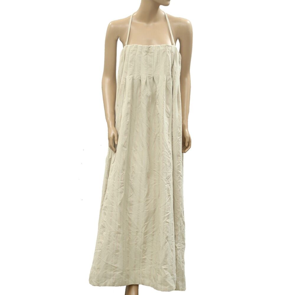 Free People Free-est All for Sun Long Stunning Maxi Dress Billowy Tube L 286811 - Picture 5 of 9